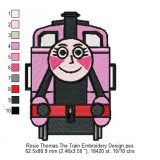Rosie Thomas The Train Embroidery Design
